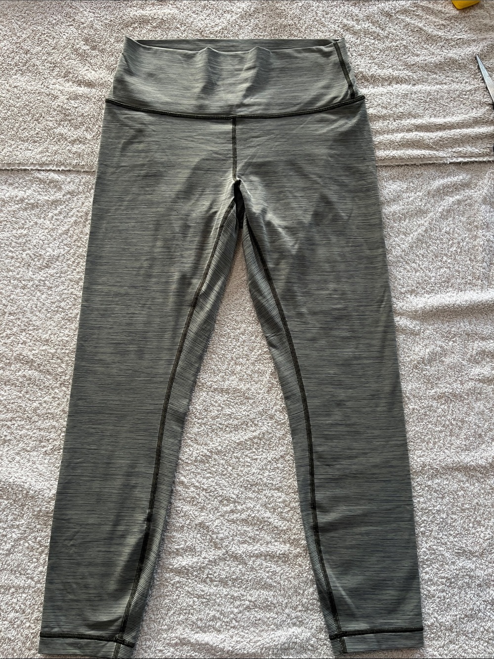 Lululemon Align high-rise leggings in a soft olive green/gray